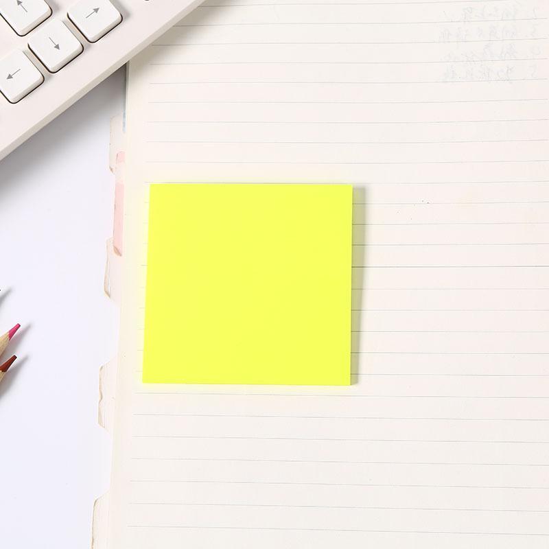 Transparent Colored PET Sticky Notes - Reusable, See-Through, Fluorescent Index Stickers