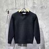 Mens V-Neck Knit Sweater Long Sleeve Casual Pullover Winter Youth Loose Fit Solid Color