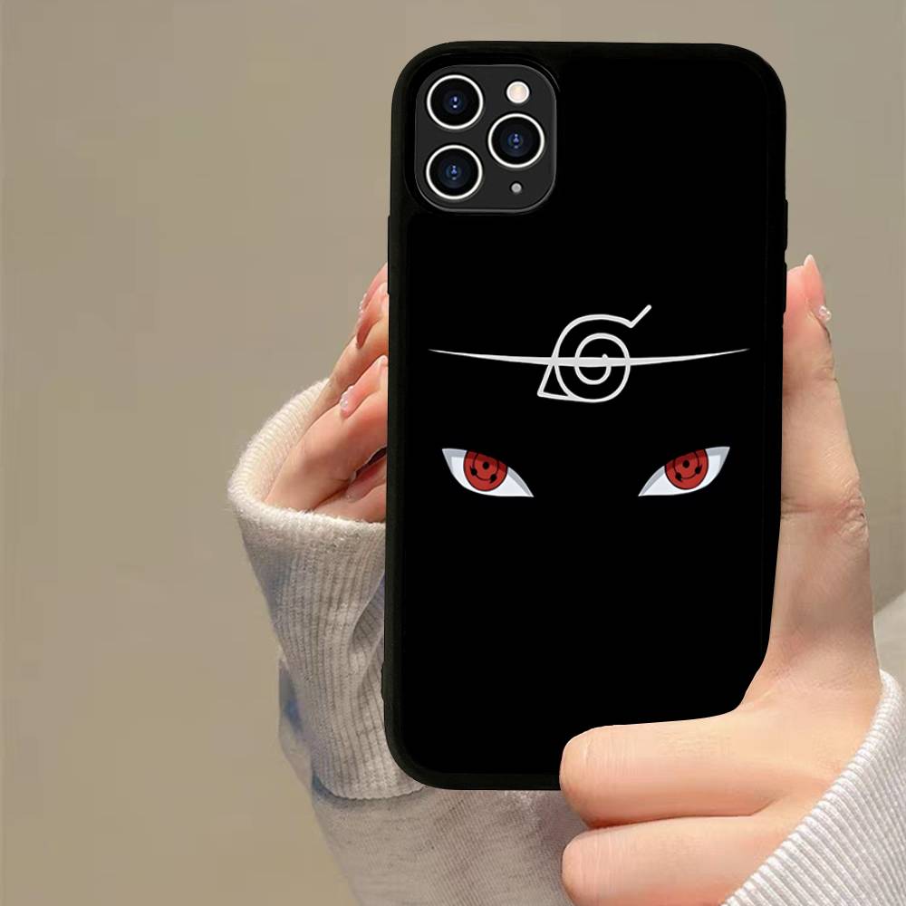 A-Akatsukis I-Itachis U-Uchihas S-Sasukes Phone Case Silicone PC+TPU For For iPhone 11 12 13 14 15 16 Plus Pro Max Cover