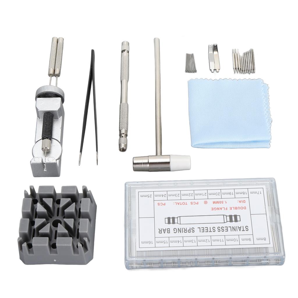 98 st Klockarmbandsstiftborttagare Reparationsverktyg Klockfjäderstiftsborttagare med 6 Extra