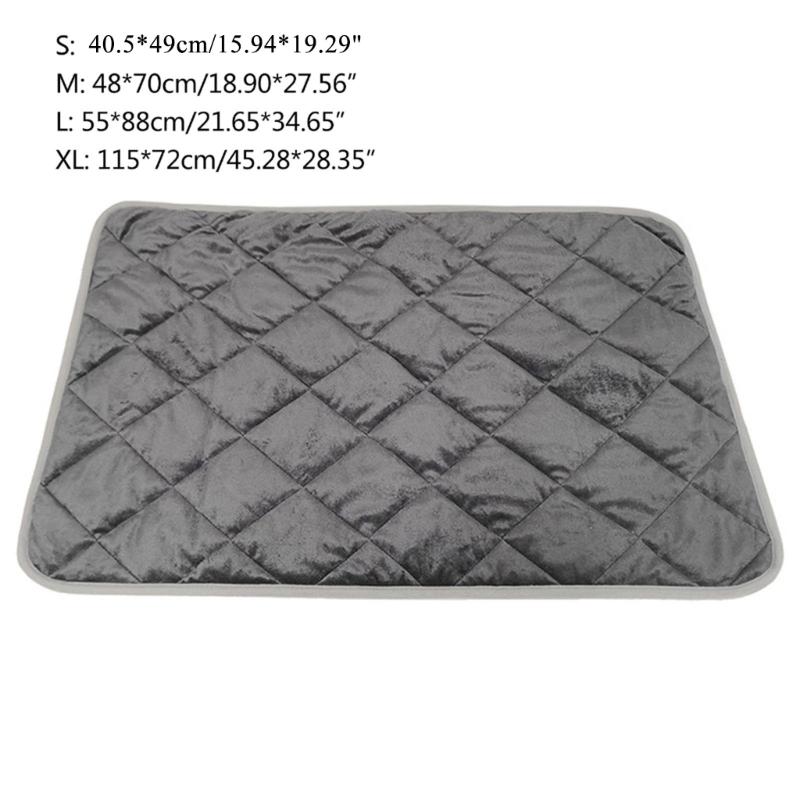 Self Heating Bed Pet Pad for Large Small Dogs Chew Resistant Dogs Sleeping Mats