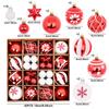 Kunststoffbemalte Kugel Weihnachtsbaumschmuck Bastelarbeiten Weihnachtsbaumschmuck Weihnachtsdekorationen zum Aufhängen