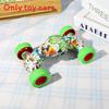 Offroad Childrens Inertia Car Toy With Cartoon Graffiti And Press Design Rebound