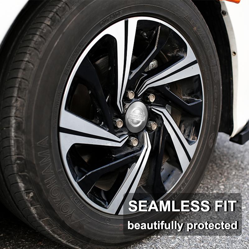 4Pcs Car Wheel Center Hub Cap 56mm Emblem Decal Wheel Sticker For Nissan Nismo Almera Tiida Juke Teana Qashqai 350Z 370Z GTR