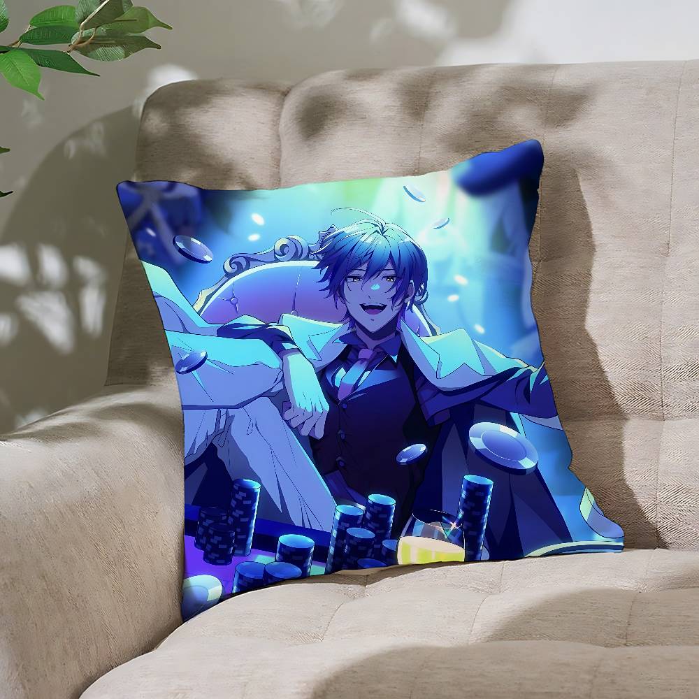 Cartoon K-KAITO Pillow Case Throw Pillow Cover Nordic Vintage Style Cushion Covers Home Living Room Sofa Couch Seat