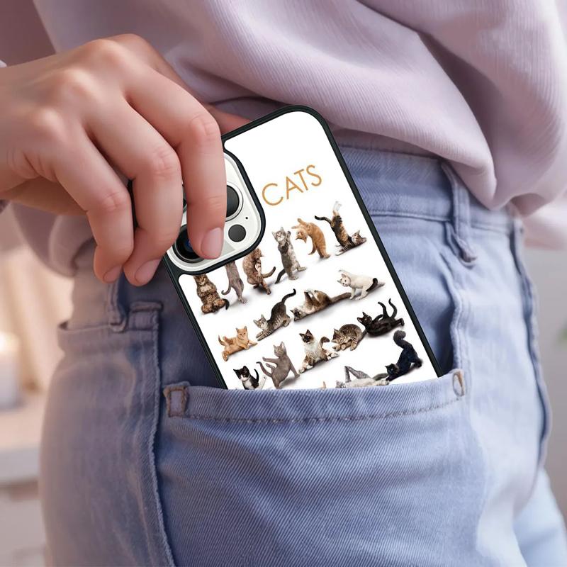 

Cute French Bulldog cat yoga Phone Case For iPhone 17 Air 15 16e 14 13 Pro Max Coque 12 11 Pro Max PLUS cover iPhone 15pro max