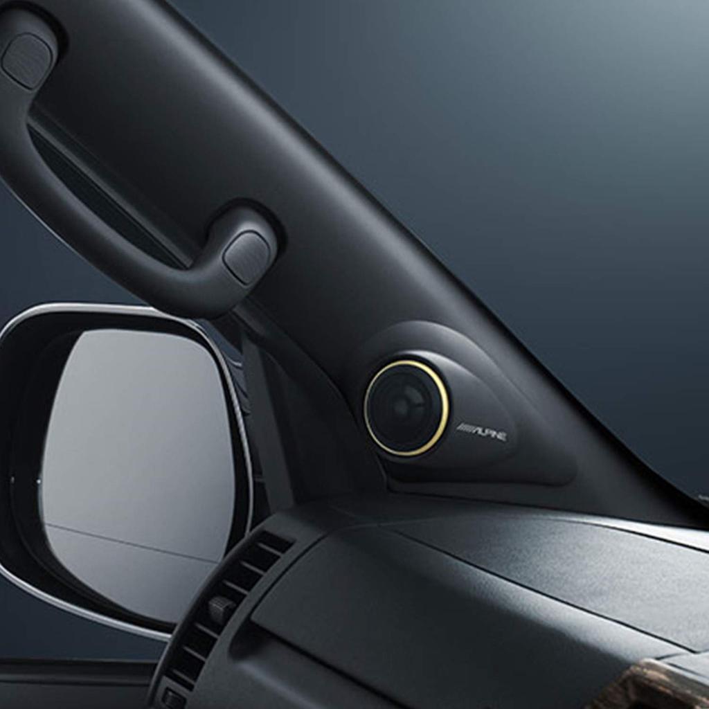 ALPINE Hiace RegiusAce 200 Series Dedicated X Series Tweeter Mounting Panel Black KTX-Y200HIB