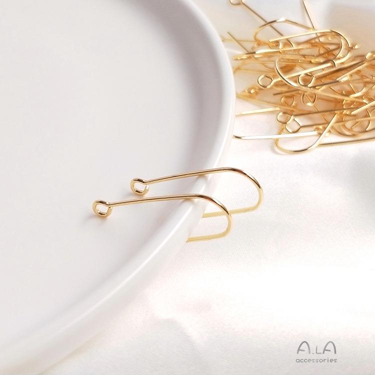 14K Gold-Filled Color-Preserving Ear Hooks & Ear Cuffs - Simple, Versatile, DIY Handmade Fashion Accessories