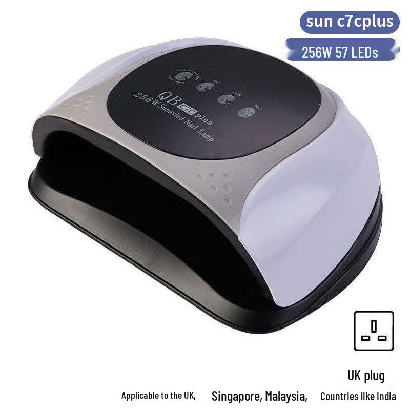 Dazzling 256W LED Nail Curing Lamp, Quick Dry Gel Lamp for Salon Use