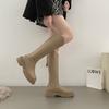 British style but knee boots women's 2025 spring and autumn new high-end trendy cool knight boots ins popular boots