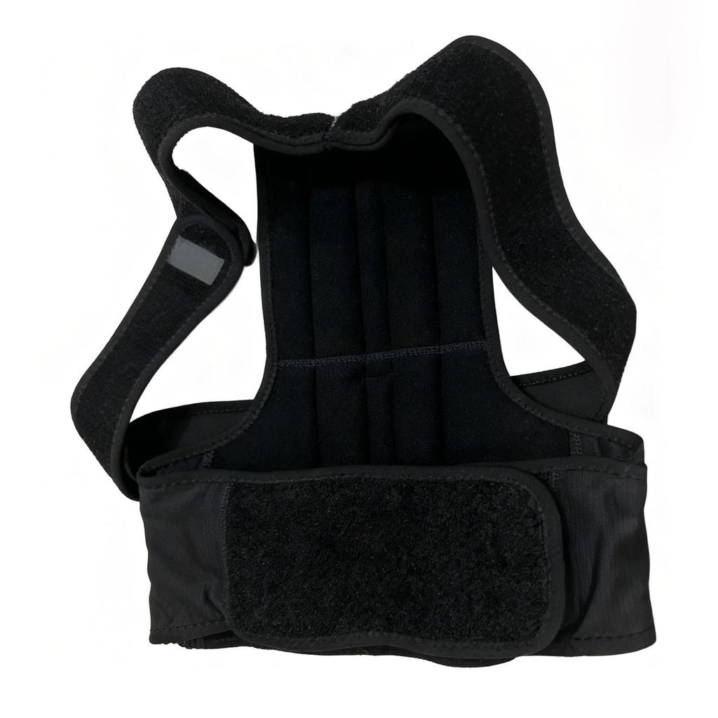 Upper Back Support Brace Full Back Support Prevent Hunchback Brthable Brace Black M