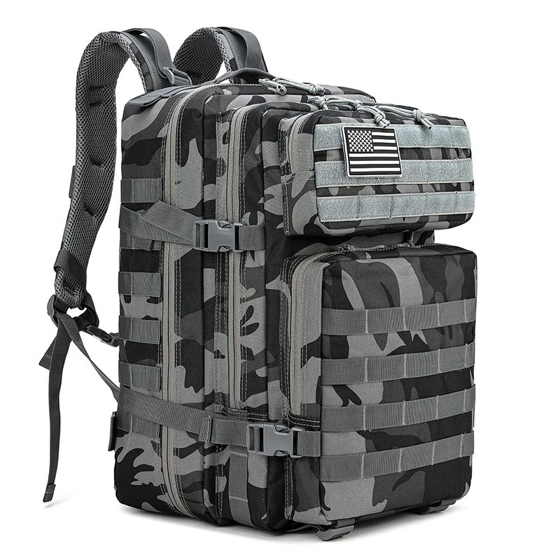 45L Hiking Travel Backpack for Men Women Tactical Camouflage Backpacks Large Outdoor Camping Adventure Multifunctional Bag