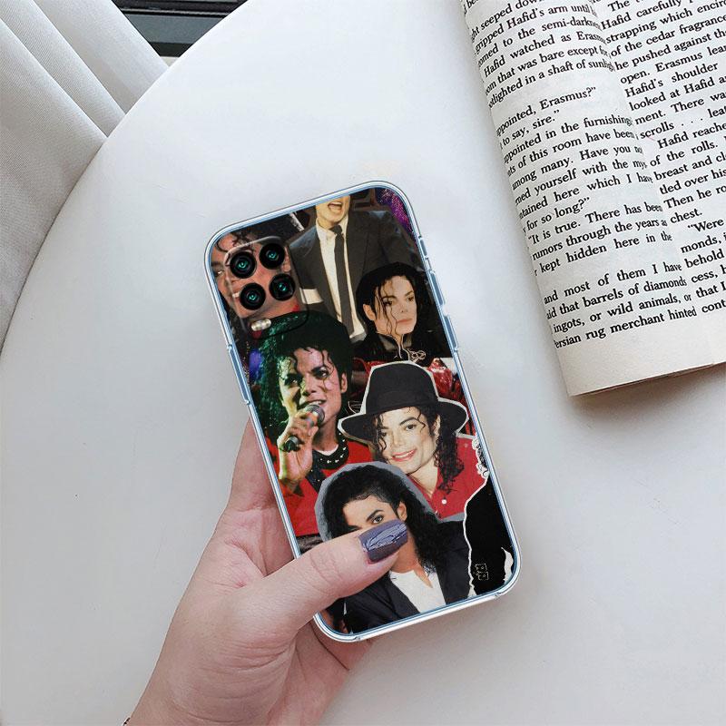 

M-Michael J-Jackson Transparent Phone Case for Motorola Moto Edge 20 30 40 50 S30 Fusion Ultra Pro Neo Lite Motorola Edge 40 Neo