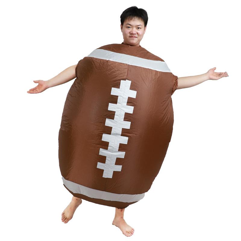 Football Inflatable Suit Halloween World Cup Party Event Funny Cheerleading Performance Atmosphere Props