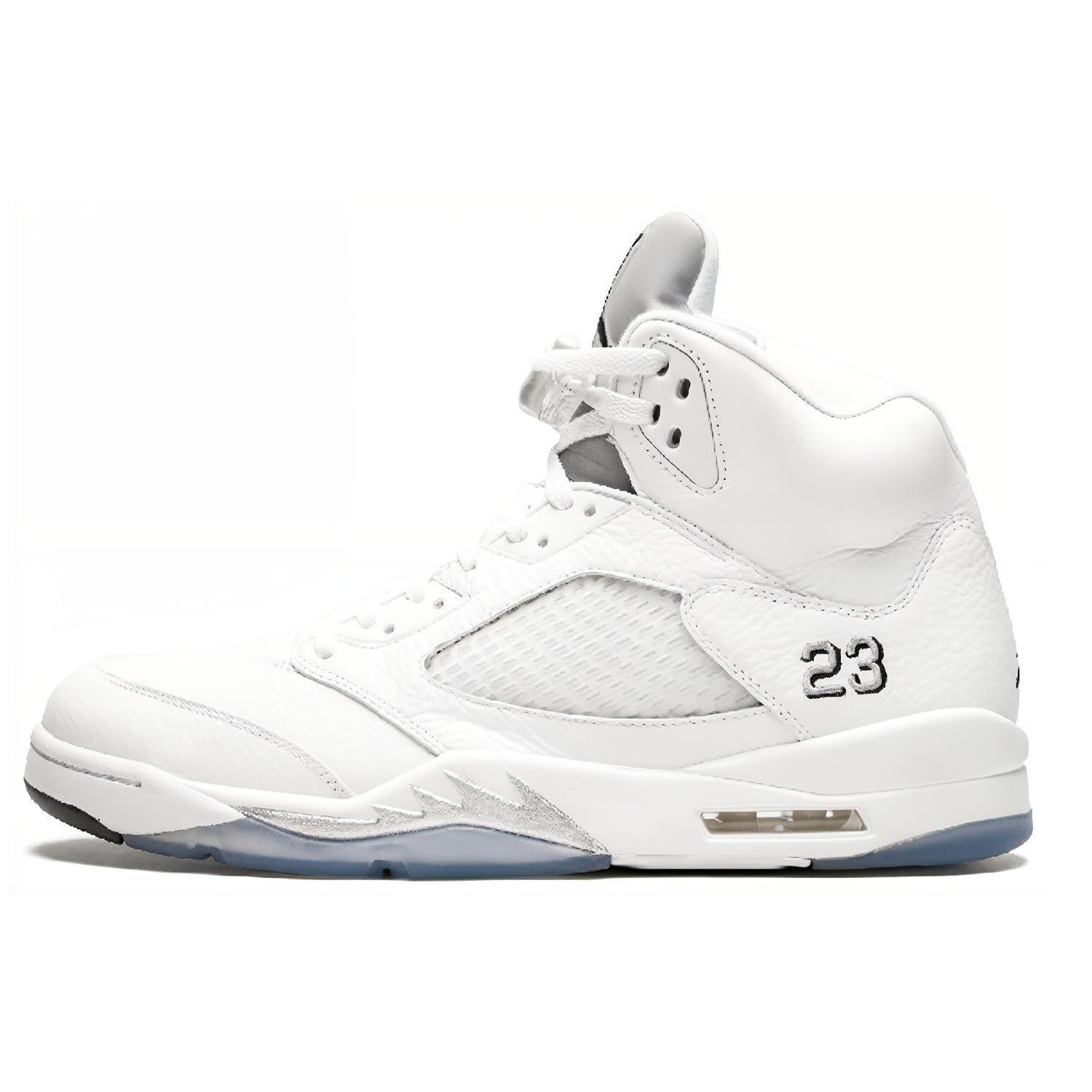 

Air Jordan 5 Retro Metallic White 2015 136027-130