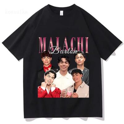 Malachi Barton Unisex Y2K T-Shirt Fashion Casual T-shirt Printed Short Sleeve Tees Summer Aesthetic Graphic Cotton Clothes