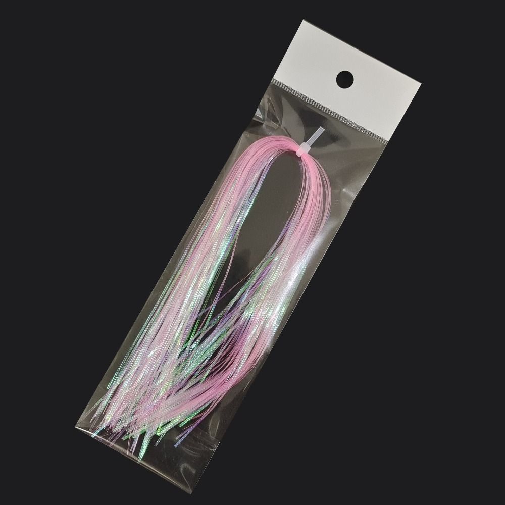 fish scales Holographic Tinsel bright filaments Lure Making Material Fly Tying Materials