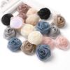 3/5Pcs Chiffon Artificial Flowers Heads 5CM Fake Flower for Home Decor Wedding Decoration Bridal Clothing Crafts Gifts Accessory
