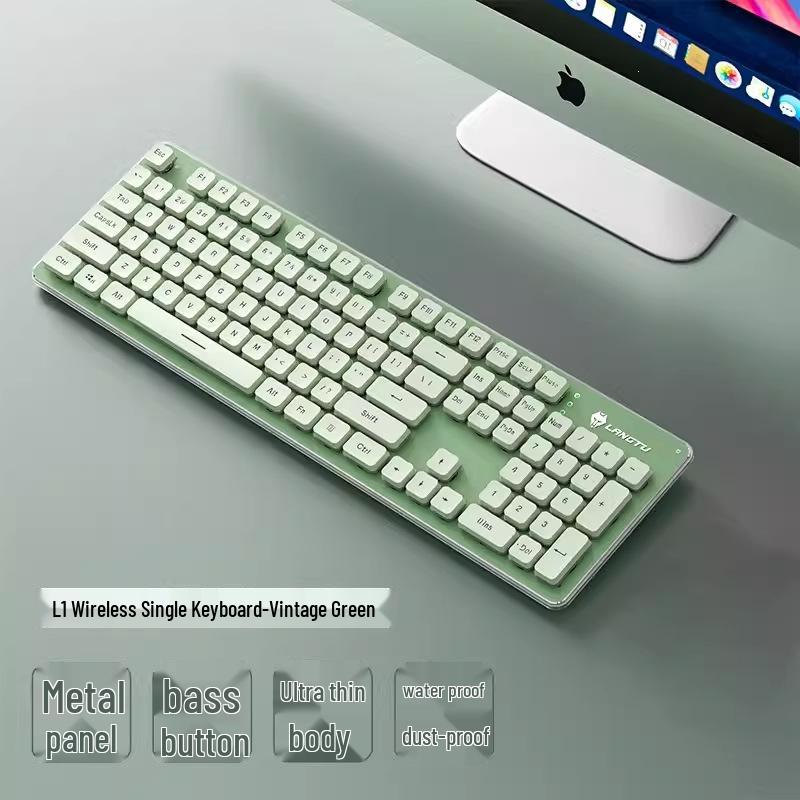 Langtu Silent Wired Mechanical Keyboard and Mouse Set for Office Use - Men & Women