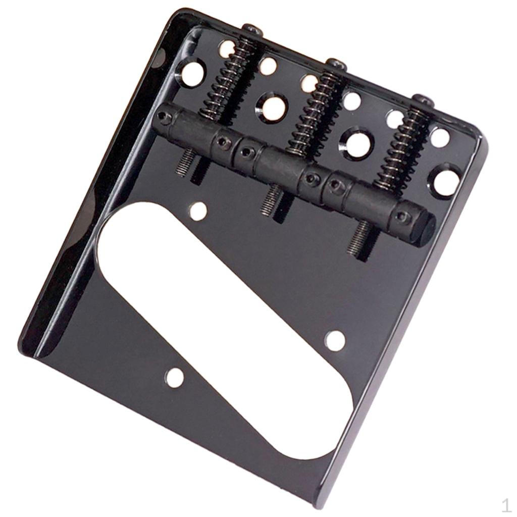 3 Saddles Bridge with Pickup Hole for Electric Guitar