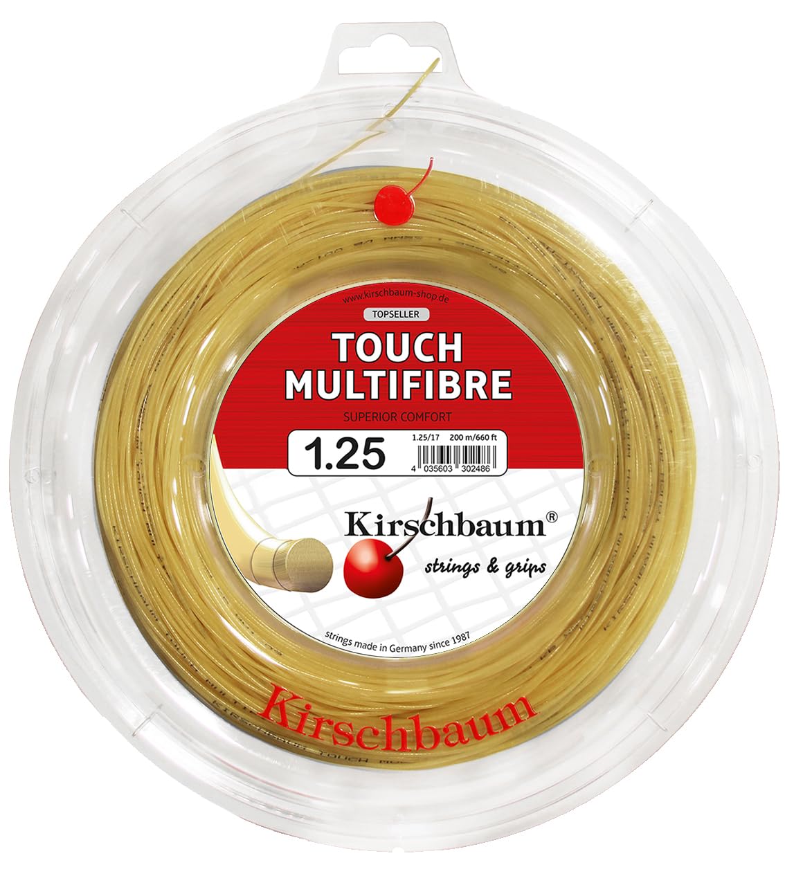 

Kirschbaum Reel Touch Multifiber 600 футов 1,25 мм (17G)