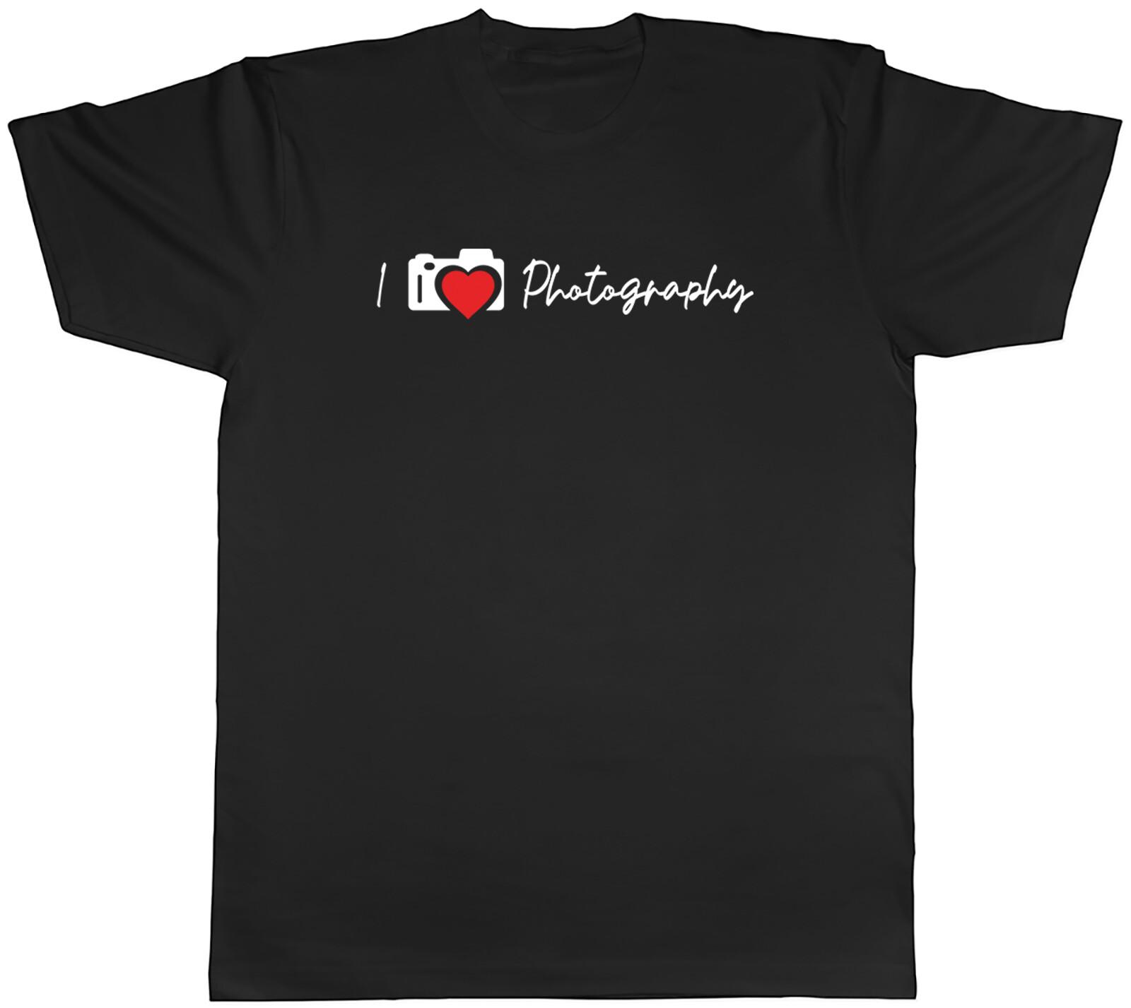I Love Photography Mens T-Shirt Photo Photograph Lover Tee Gift XXXL
