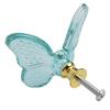 Dresser Butterfly Pulls Stylish Vintage 1 Pcs 25g 6cm*4.9cm/2.3in*1.9in Beautiful Easy Installation Glass+metal