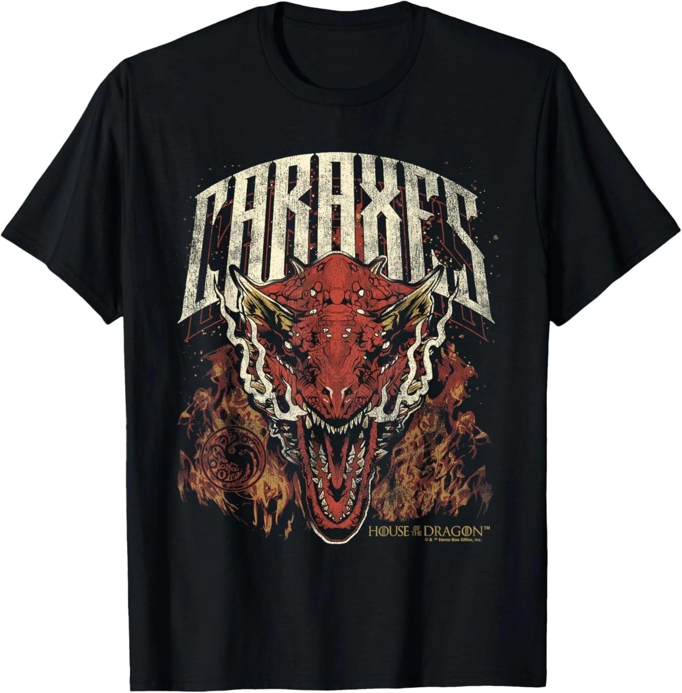 House Of The Dragon Team Black Targaryen House Logo TShirt XL