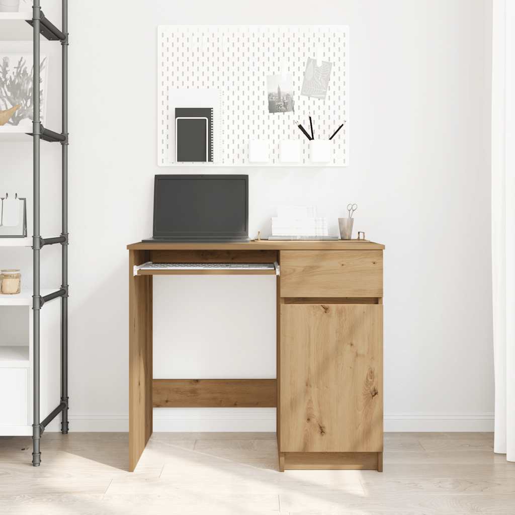 Artisan Oak Desk 86 x 49 x 76 cm Particleboard