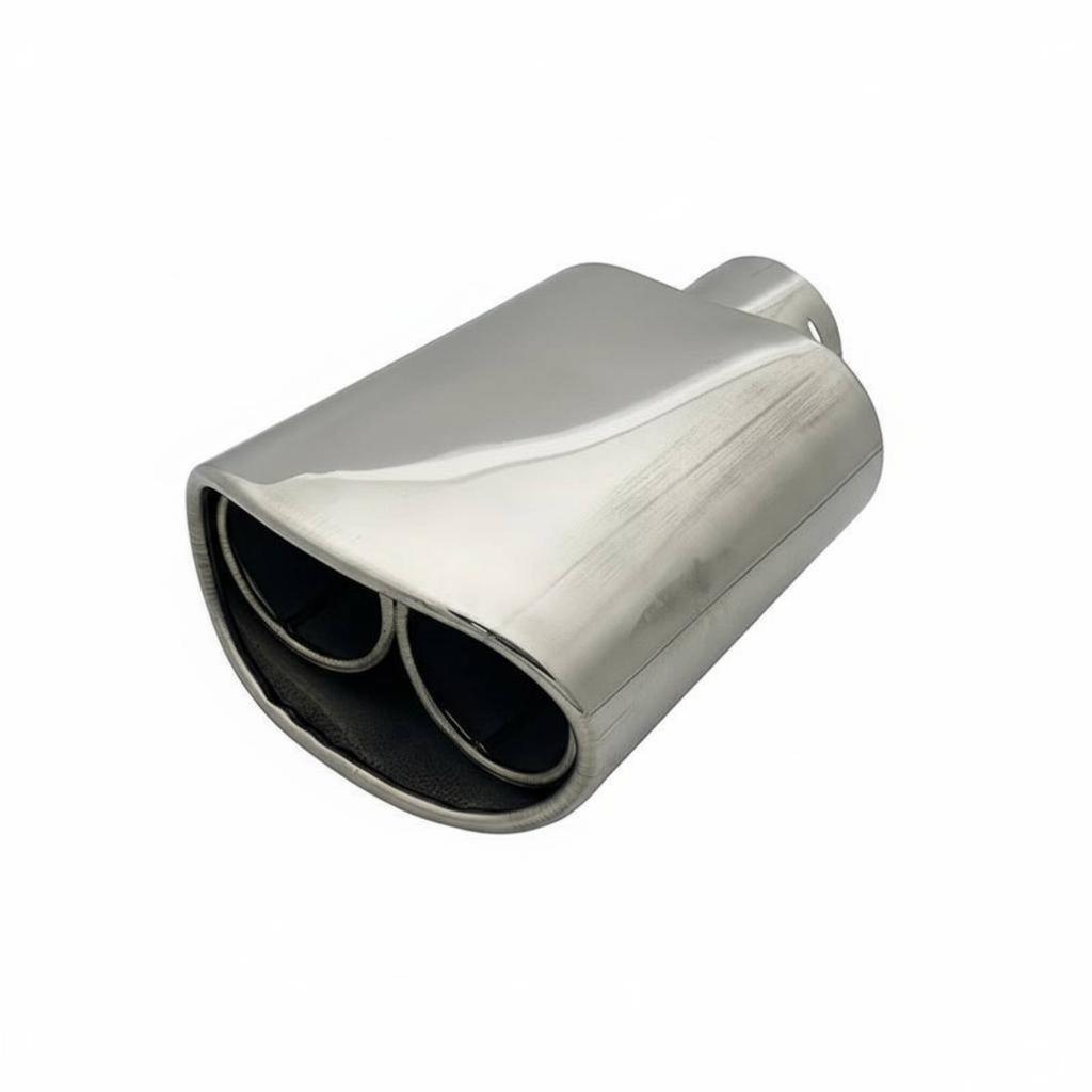 Stainless Steel Exhaust Tip Noise Reduction Stainless Steel Acoustic Damper Tip Universal Tailpipe Cover