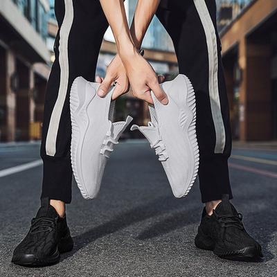 Męskie buty sportowe buty z siateczki fly-woven buty sportowe w dużych rozmiarach buty lazy