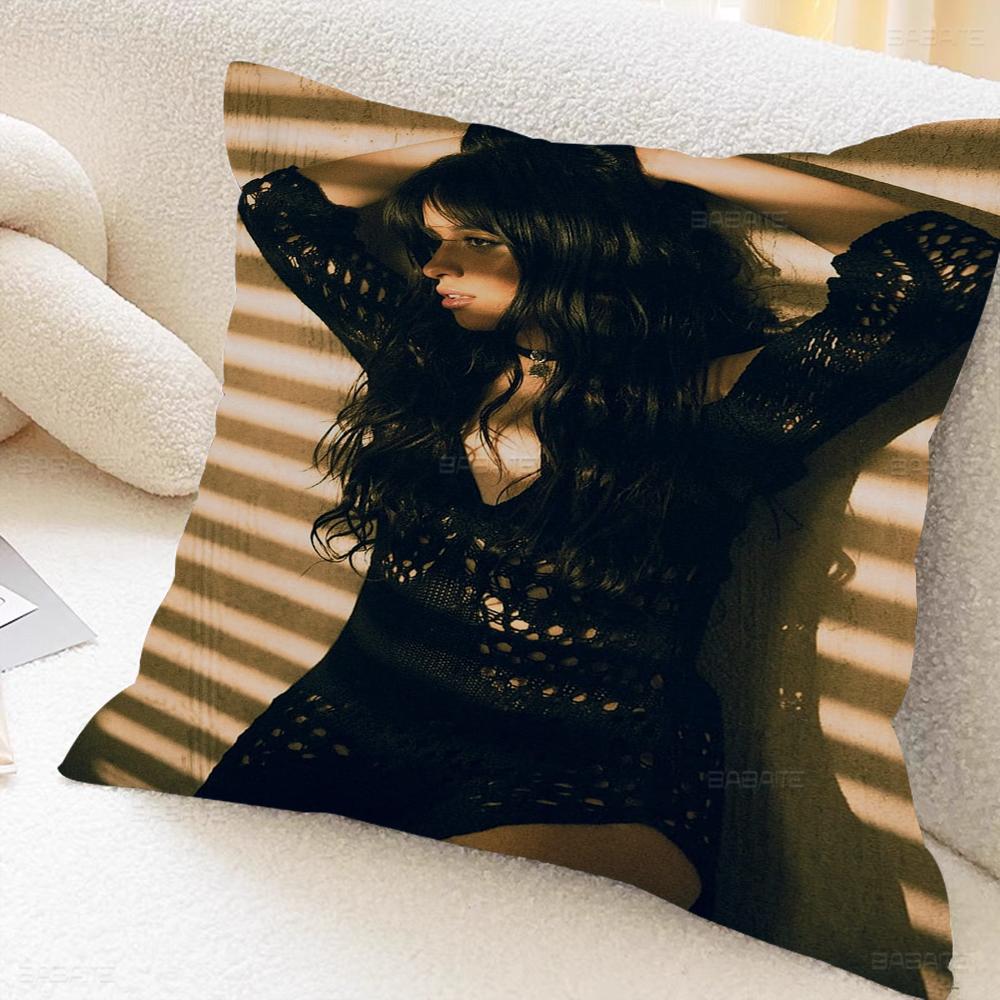Singer C-camila C-cabello Cushion Cover Pillowcase Upholstery Sofa Throw Pillow Home Decor Pillowcas