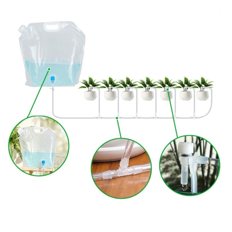 Big Size 10L Plant Water Bag With Regulator For Efficient Garden Moisturizing