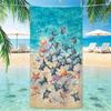 Beach Turtle Animal Printed Beach Towel, Quick Drying Absorbent Beach Towel, Outdoor Sports Swimming Beach Towel  Hair Towel