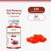 Astaxanthin, Aus Mikroalgen, Dreifache Stärke 12 mg, 120 Kapseln Nahrungsergänzungsmittel