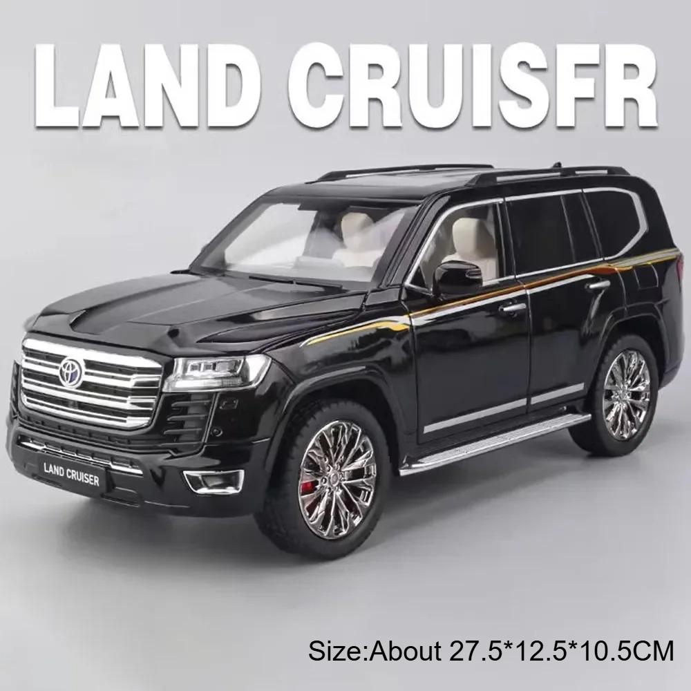 Large 1:18 Scale Range Rover Land Cruiser LC300 Toy Car Model Alloy Body Shock Absorption SUV Vehicles Models for Adults Gifts