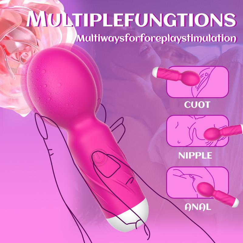 Powerful Magic Wand Vibrators for Women Nipple Clitori Stimulator Mini AV Stick Vibrator  G Spot Massager Female Adult Sex Toys