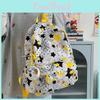 Cute Star Rabbit Carrot Pattern Student Casual Backpack With Plush Pendant