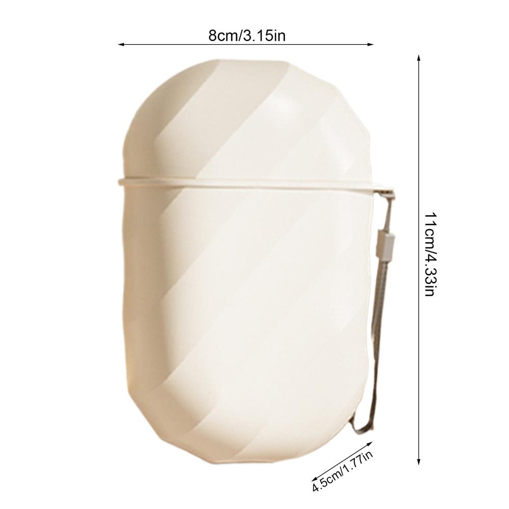 Fashion Portable Sealed Soap Case Soap Box Container with Lid for Home Bathroom Travel Hiking and Camping with Draining Design