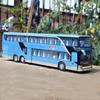 1:50 Alloy Bus Toy Double Decker Bus Model Simulation Children's Car Sightseeing Bus Toy Car Gift