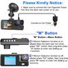 1080P Dual Dash Camera for Car Front and Inside Dashcam Car Security Video Recorder,170°Wide Angle Vehicle Cam,WDR,G-Sensor,2’’ IPS Screen,Loop