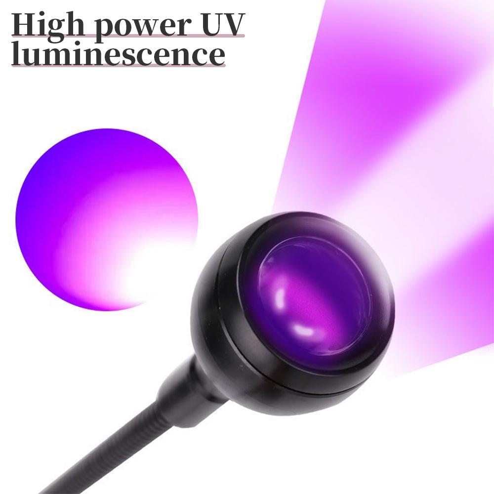 LED UV Light for Drying Gel Nail Polish Clip-On Flexible Desk Mini USB Nail Lamp Portable DIY Nail Dryer Manicure Salon Tools