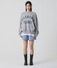 UNKNOWN PLANET Essential One-Pleat Denim Shorts Blue