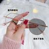 New Anti-blue Photochromic Myopia Finished Glasses Polygon Anti-ultraviolet Near-sight Eyeglasses Ultralight Vintage Glasses