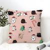 Simple Color Animal Illustration Patterns Pillow Case Linen Pillow Case Sofa Home Decor Cushion Cover Cushion Cove