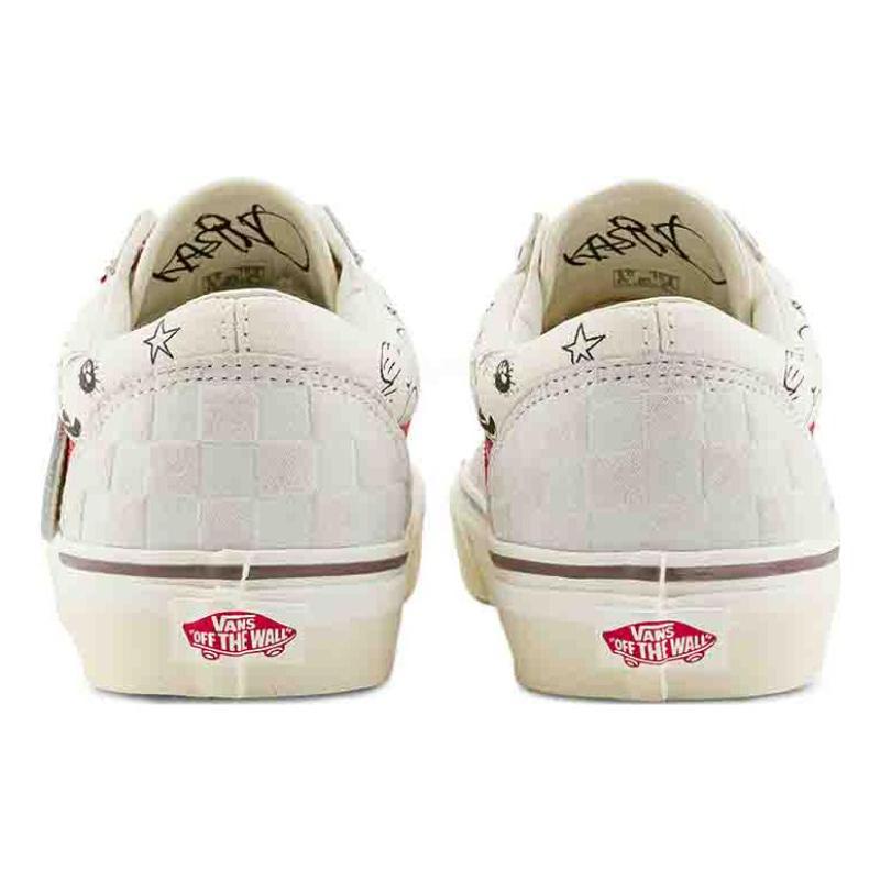 The Monsters X Vans Style 36 'White Red' Sneakers VN000CDECCZ