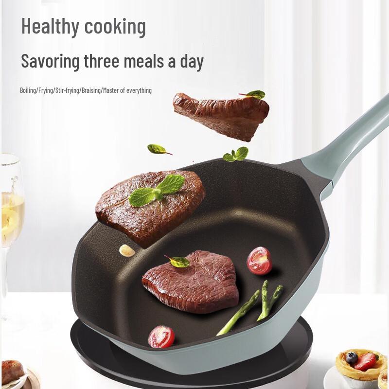 Octagonal Non-stick Frying Pan