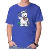 Unisex Crew Neck T-Shirt Puft Buddies Graphic Short Sleeve Casual Tee