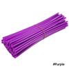 72Pcs Bike Motorcycle Wheel Spoked Protector Skin Covers Pipe For Motocross Bicycle Bike Cool Accessories 12 Colors 24CM