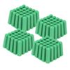 100Pcs M6 Expansion Pipe Plastic Wall Plug Fixing Expansion Tube Accessory Green